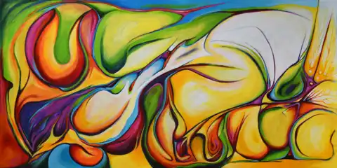 Fesse dans le tas, 48 X 24 po, acrylique sur masonite 2023