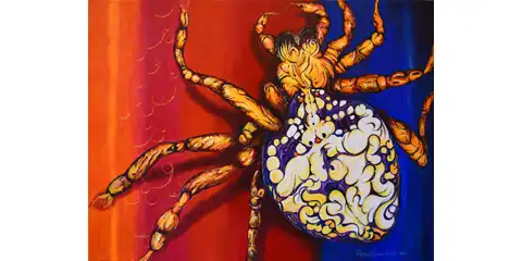 Itsy 48 X 36 po (122 X 91 cm) Acrylique sur panneau de bois 2020